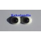 Oval Glass Eyes - Chocolate Brown-20mm