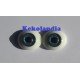 Oval Glass Eyes - Blue-20mm