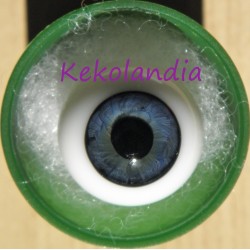 Ojos cristal bola Iris Normal - Azul Oscuro
