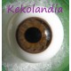 Ojos cristal bola Iris Normal - Avellana