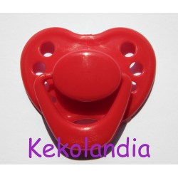 Pacifier Reborn Baby - Red