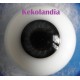 Glass Eyes Ball - Smaller Iris - Black Blue