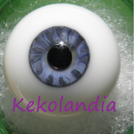 Ojos cristal bola Iris pequeño - Azul Claro