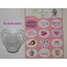 Decoration stickers pacifiers