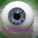 Ojos cristal bola Iris pequeño - Azul Claro