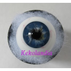 Ojos Cristal Bola con venas - Azul II