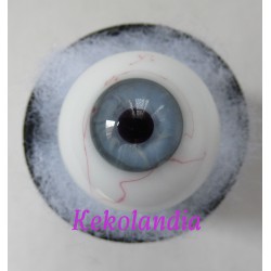 Ojos Cristal Bola con venas - Azul Hielo