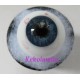 Glass Eyes Ballon with veins - Dark Blue